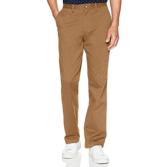 NEW Men's Nautica Classic Fit Flat Front Deck Pants, 32W 32L - Picture 1 of 5